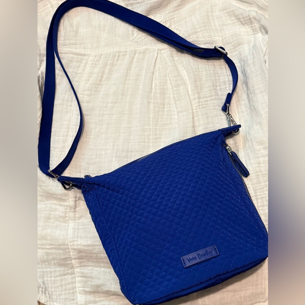 Vera Bradley Cobalt Blue Quilted Crossbody Bag
